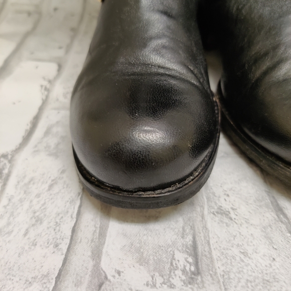 Jimmy Choo size 38 (7) black biker boots - Picture 6 of 13